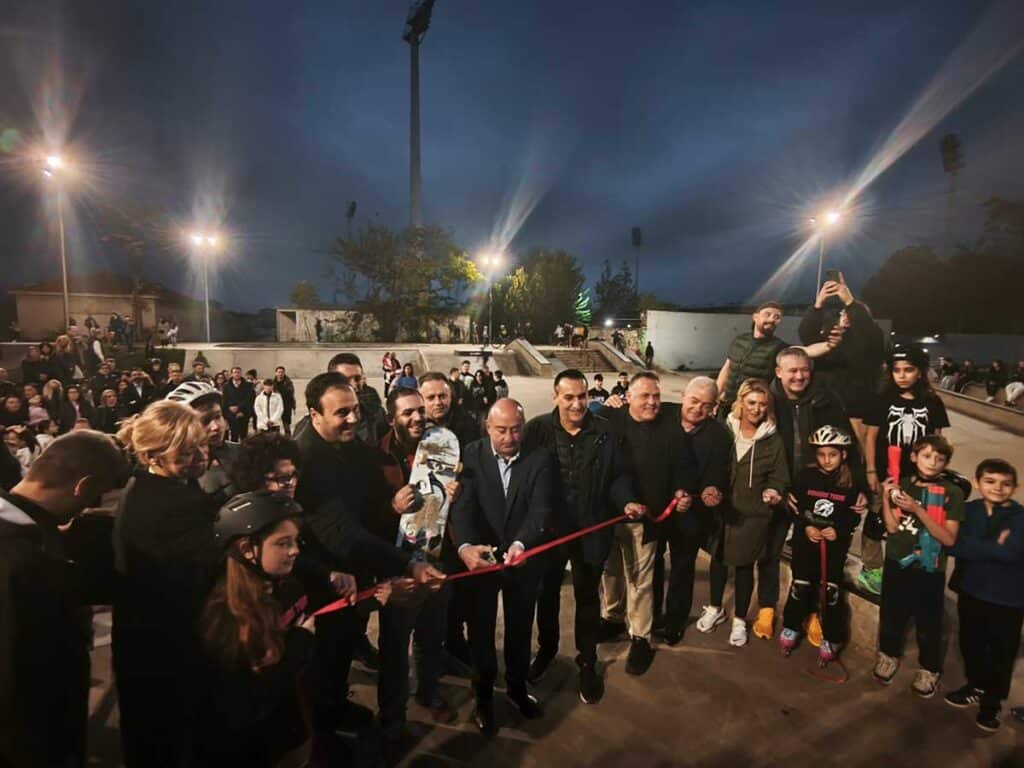 Τρίκαλα: Εγκαινιάστηκε το νέο Skate Park – Χώρος άθλησης και δημιουργίας για τη νεολαία