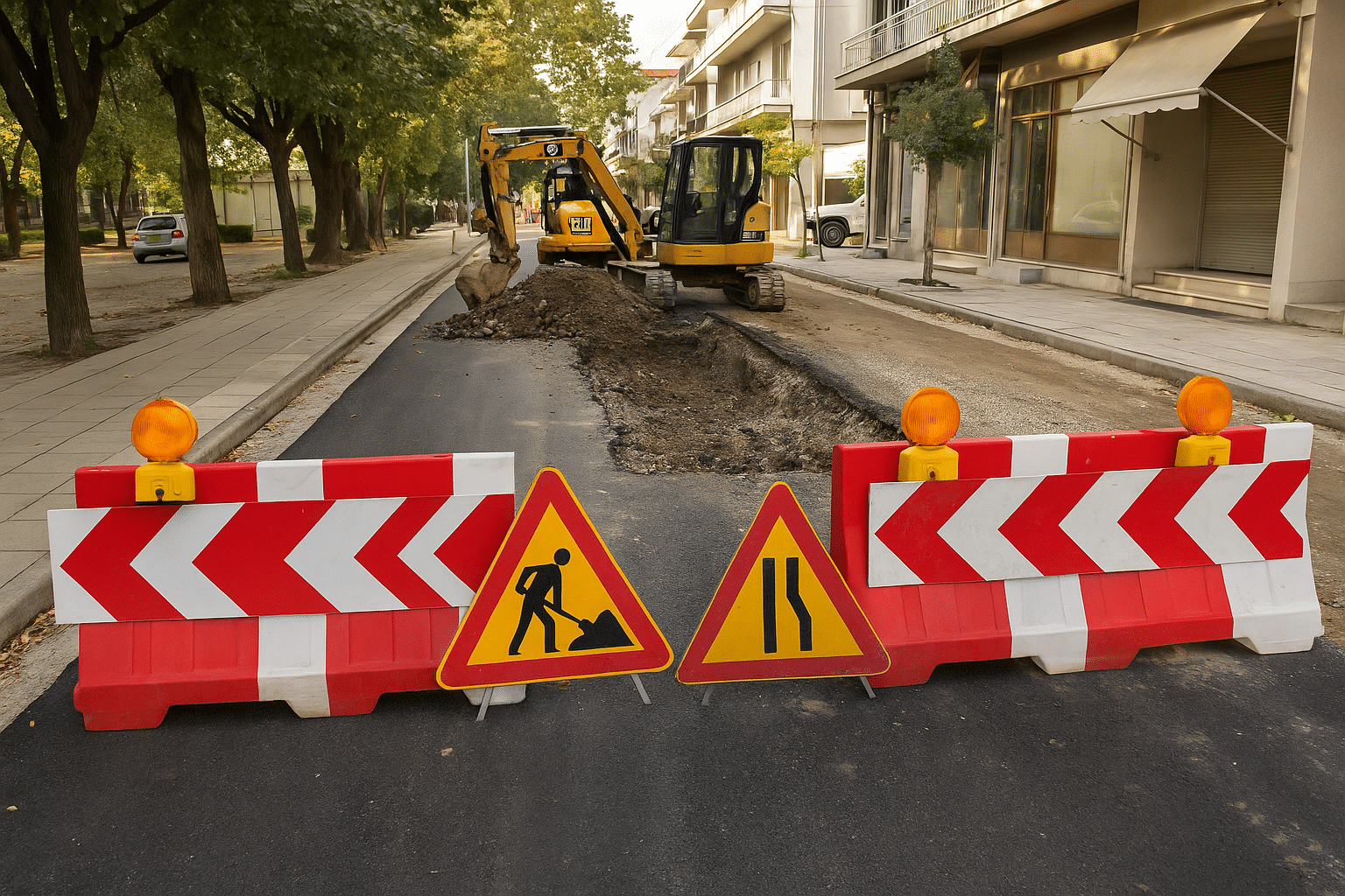 Κυκλοφοριακός “πυρετός” στα Τρίκαλα για δύο ημέρες