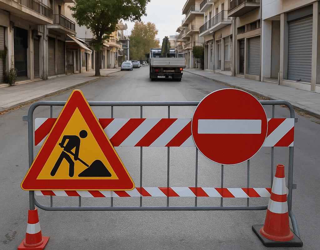 Τρίκαλα: Κλείνει η οδός Ραδινού την Τετάρτη 10/12