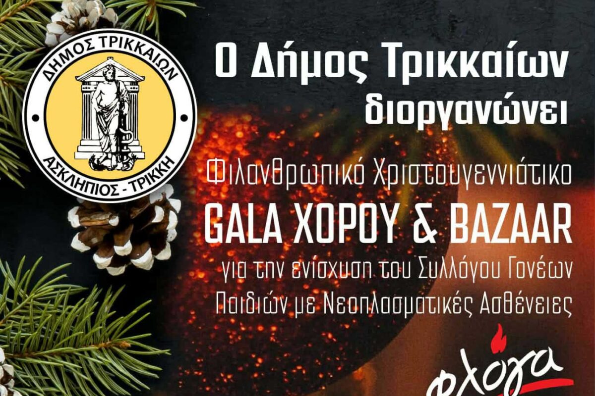 Δ. Τρικκαίων: Στις 18 Δεκεμβρίου το Φιλανθρωπικό Gala Χορού για τη «Φλόγα»