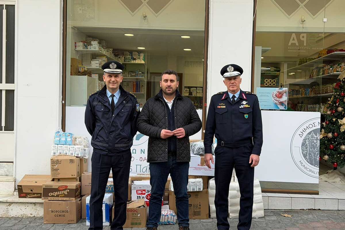 Το κοινωνικό πρόσωπο της Αστυνομίας δείχνει η Διεύθυνση Τρικάλων