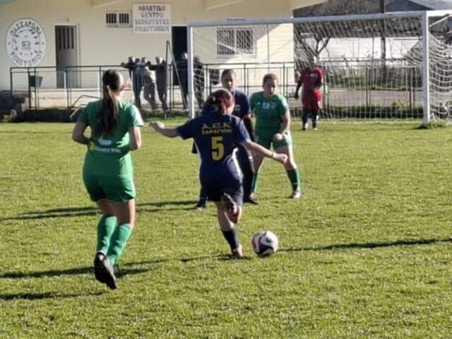 Εβγαλαν… νύχια τα κορίτσια των Σαραγίων. Κέρδισαν τις Τίγρεις Ιωαννίνων 0-2