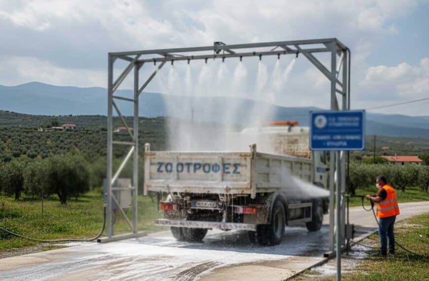 Τρίκαλα: Προσωρινό «λουκέτο» στους σταθμούς απολύμανσης για την ευλογιά