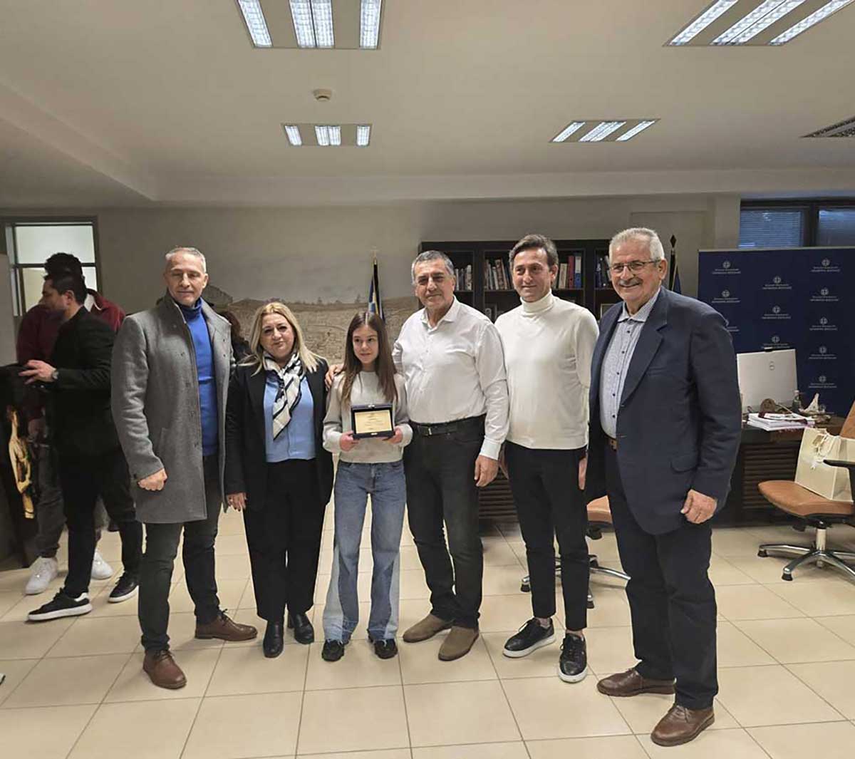 Taekwondo: Βραβεύτηκε η Μελιτίνη Γρηγορίου του ΖΕΥΣ Τρικάλων από την Περιφέρεια Θεσσαλίας