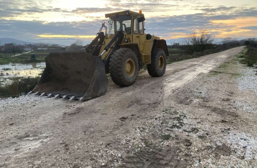 Κεραμίδι Τρικάλων: Νερά ξαναμπαίνουν από το ανάχωμα του «Ντάνιελ»