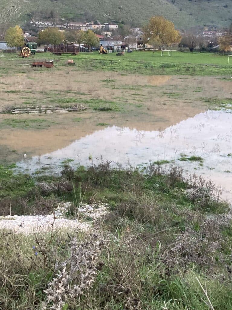 Κεραμίδι Τρικάλων: Νερά ξαναμπαίνουν από το ανάχωμα του «Ντάνιελ»