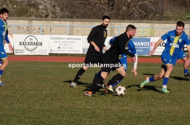 Α’ Ερασιτεχνική: Νίκη 1-2 του Μουζακίου στα Μετέωρα