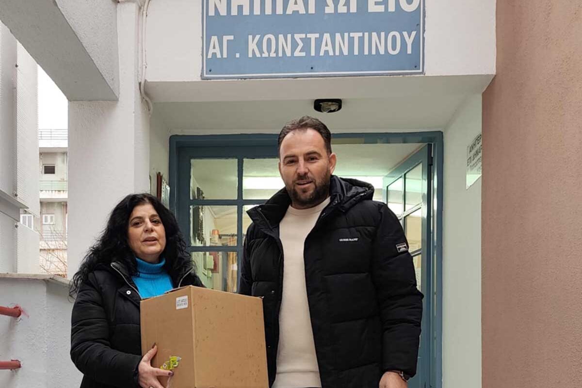 Δωρεά εκπαιδευτικού εξοπλισμού σε Νηπιαγωγείο και Παιδικό Σταθμό στα Τρίκαλα