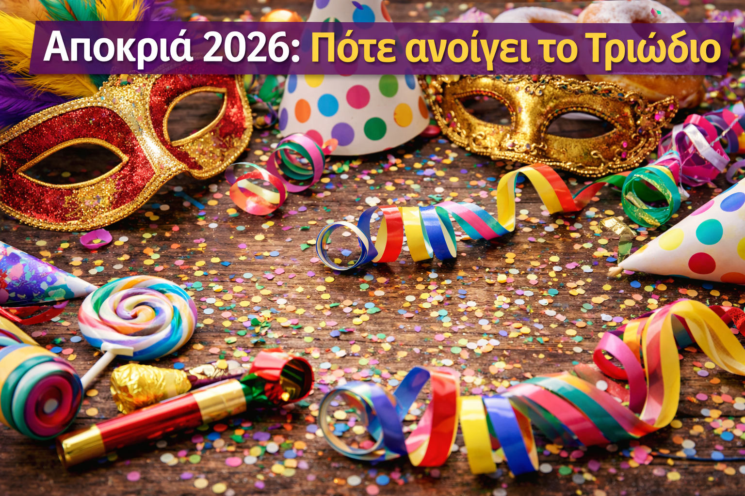 Αποκριά 2026: Πότε ανοίγει το Τριώδιο
