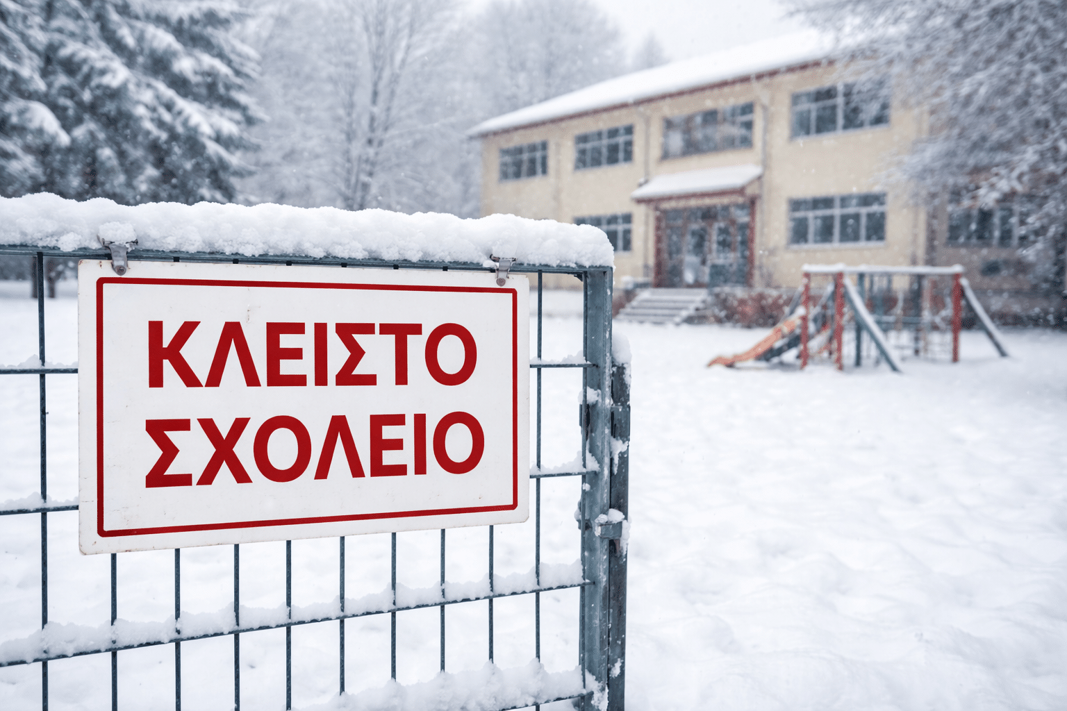 Κλειστά σχολεία σε Ελάτη και Στουρναραίικα λόγω κακοκαιρίας