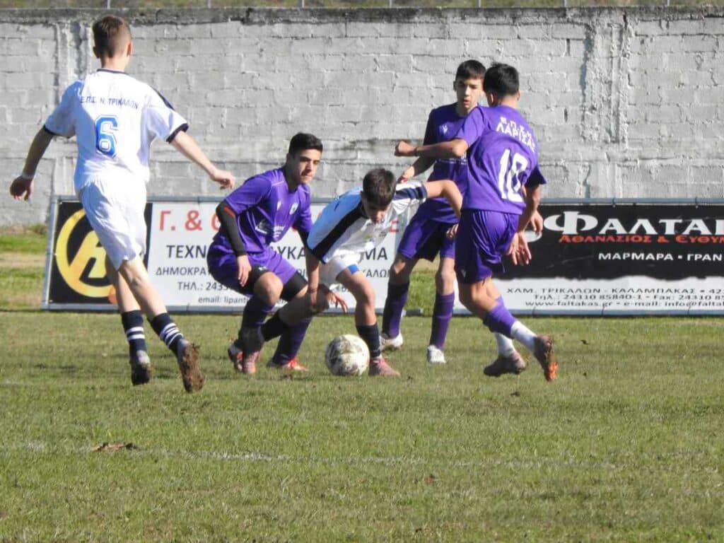 Οι απουσίες κόστισαν στην ΕΠΣΤ. Η Κ 14 έχασε 0-5 από τη Λάρισα