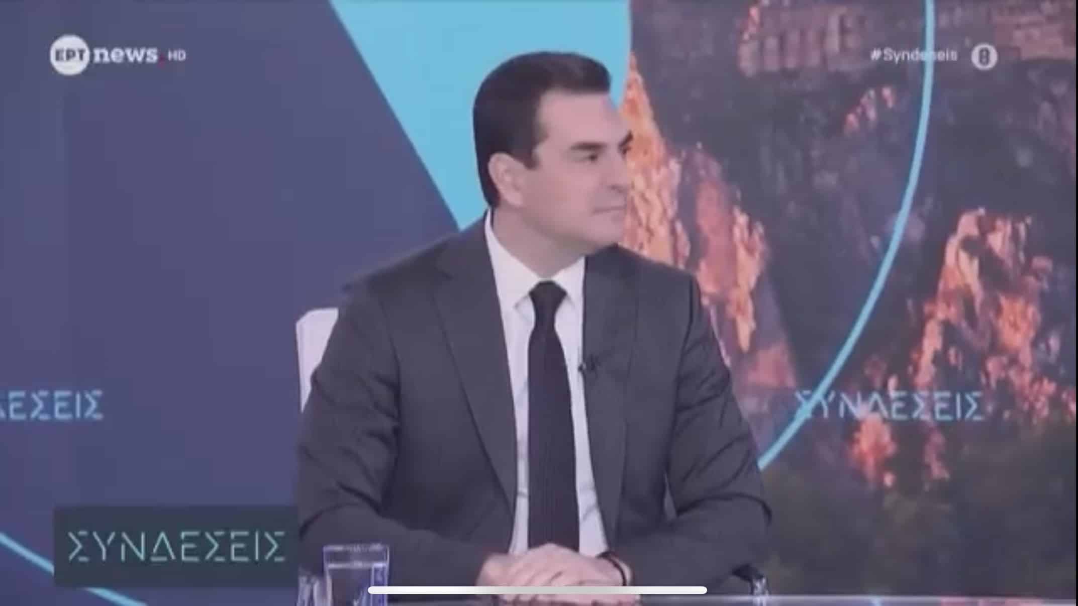 Σκρέκας στην ΕΡΤ: Ο διάλογος με τους αγρότες συνεχίζεται, όχι με κλειστούς δρόμους
