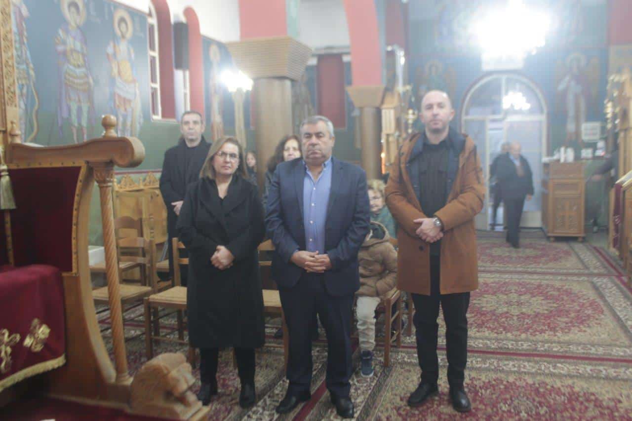 Στον Εσπερινό του Αγίου Αθανασίου στο Δροσερό ο Δήμαρχος Πύλης Κ. Μαράβας
