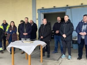 Κοπή πίτας της ΔΕΥΑ Τρικάλων με τον δήμαρχο Νίκο Σακκά