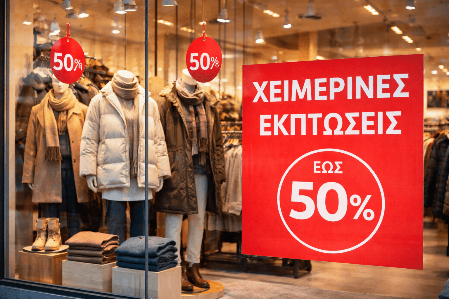 Χειμερινές εκπτώσεις στα Τρίκαλα από τη Δευτέρα 12 Ιανουαρίου