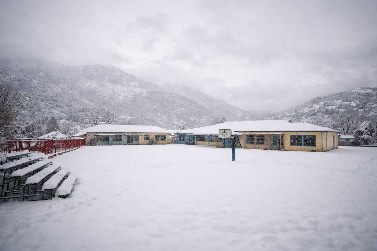 Κλειστά σχολεία σε Κλεινοβό, Μαλακάσι και Χάσια λόγω έντονων χιονοπτώσεων
