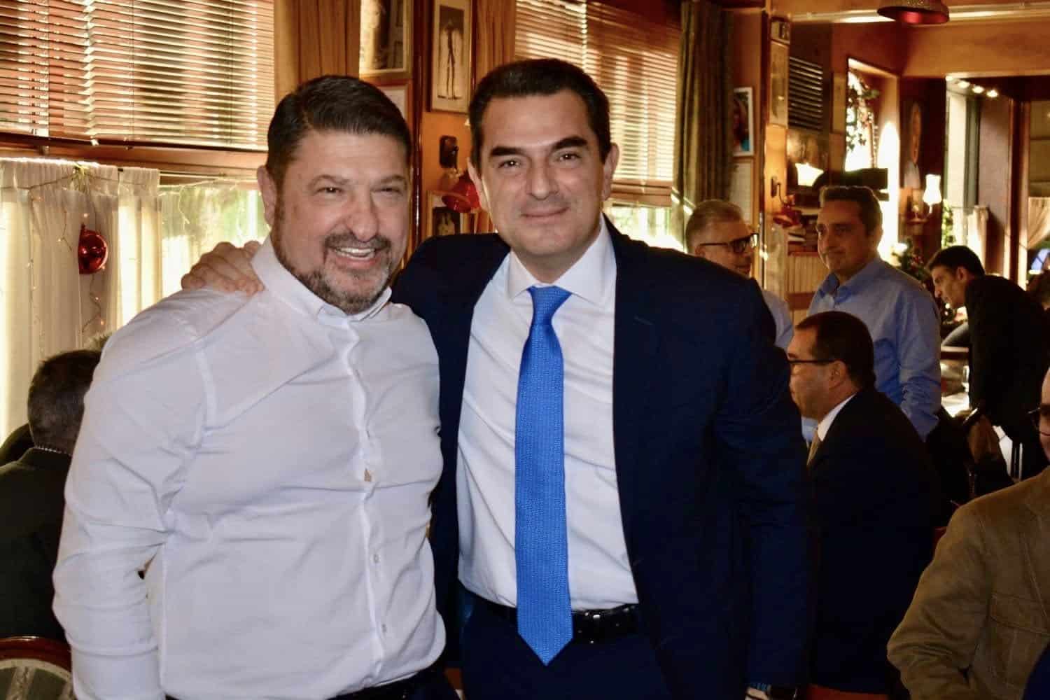 Συνάντηση Κώστα Σκρέκα με νεοεκλεγμένα στελέχη της ΝΔ στο Λεκανοπέδιο