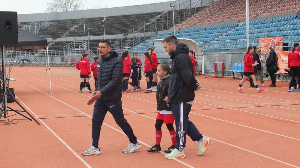 Women’s Football Campaign: Μαζική συμμετοχή κοριτσιών στο στάδιο Τρικάλων