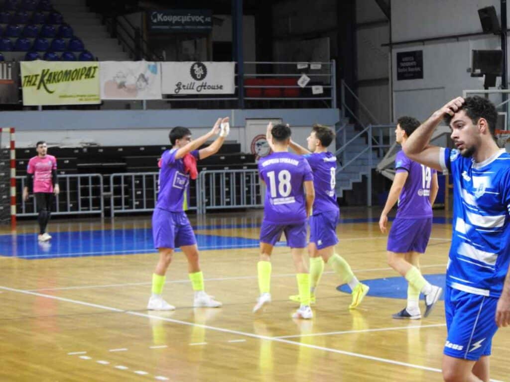 Ποδόσφαιρο Σάλας: Νίκη της Υπεροχής 4-3 επί της Καισαριανής