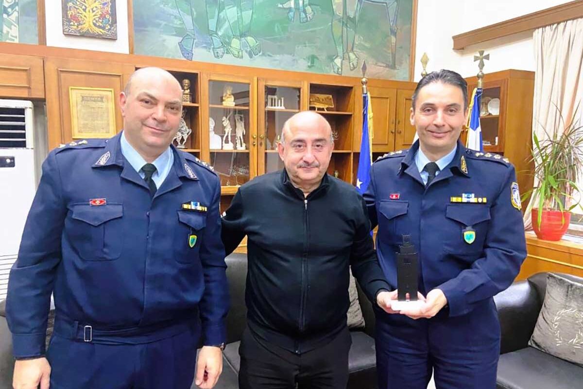 Στον Δήμαρχο η νέα ηγεσία της Αστυνομίας Τρικάλων