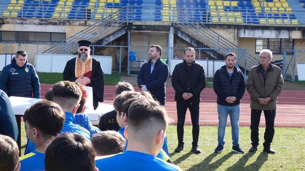 Χαμόγελα και αισιοδοξία στην κοπή πίτας της Ακαδημίας του Α.Σ Μετεώρων