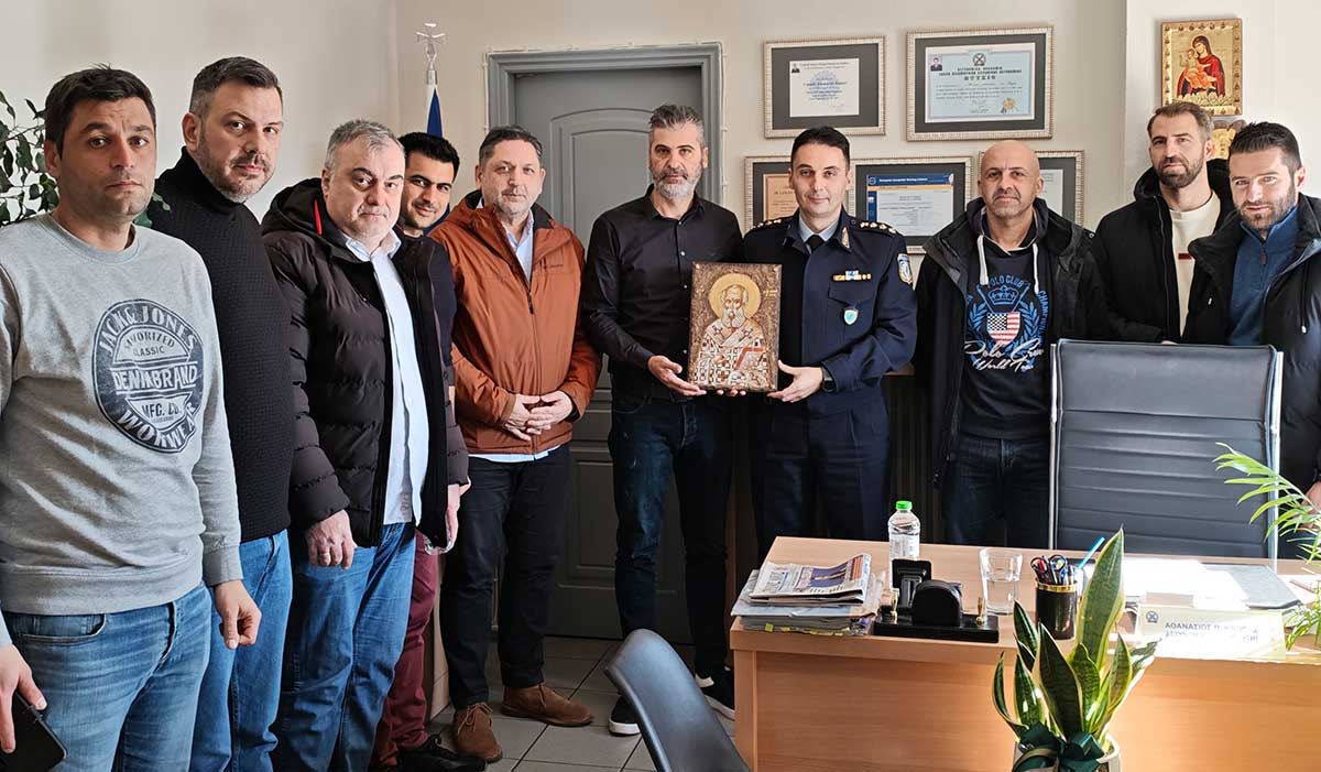 Συνάντηση Ένωσης Αστυνομικών με νέο Διευθυντή Τρικάλων