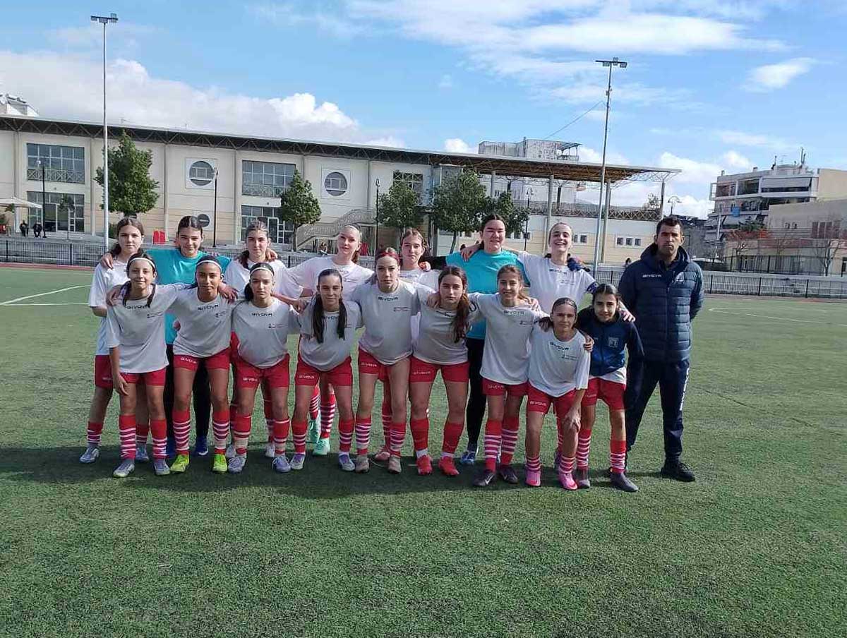 Πρώτη απώλεια 2-2 στο Βόλο για τις κορασίδες της ΕΠΣ Τρικάλων