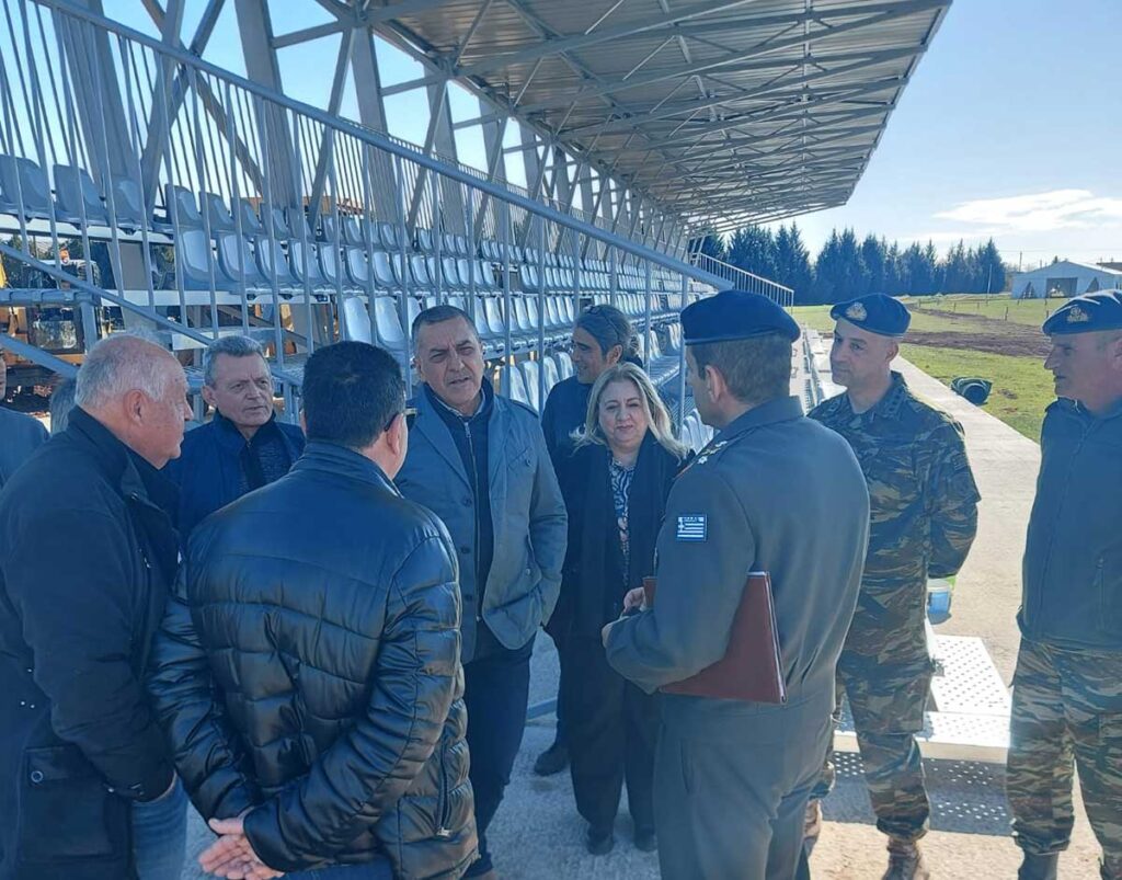 Αυτοψία Κουρέτα στο Αθλητικό Κέντρο «Σκαμνιές» για το Παγκόσμιο Στρατιωτικό Πρωτάθλημα