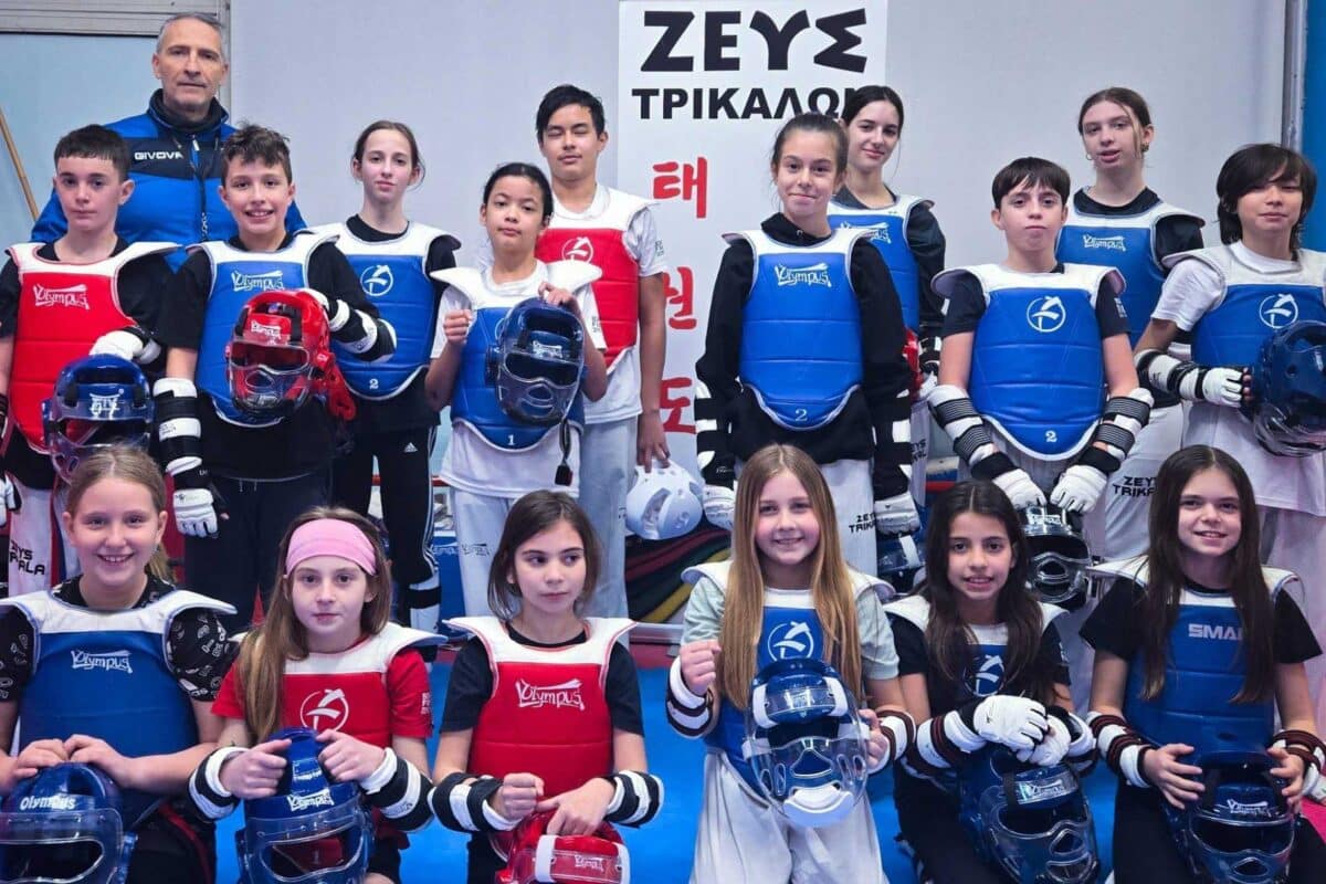 ΖΕΥΣ Τρικάλων: 11 μετάλλια στο τάεκβοντο στον Εύοσμο