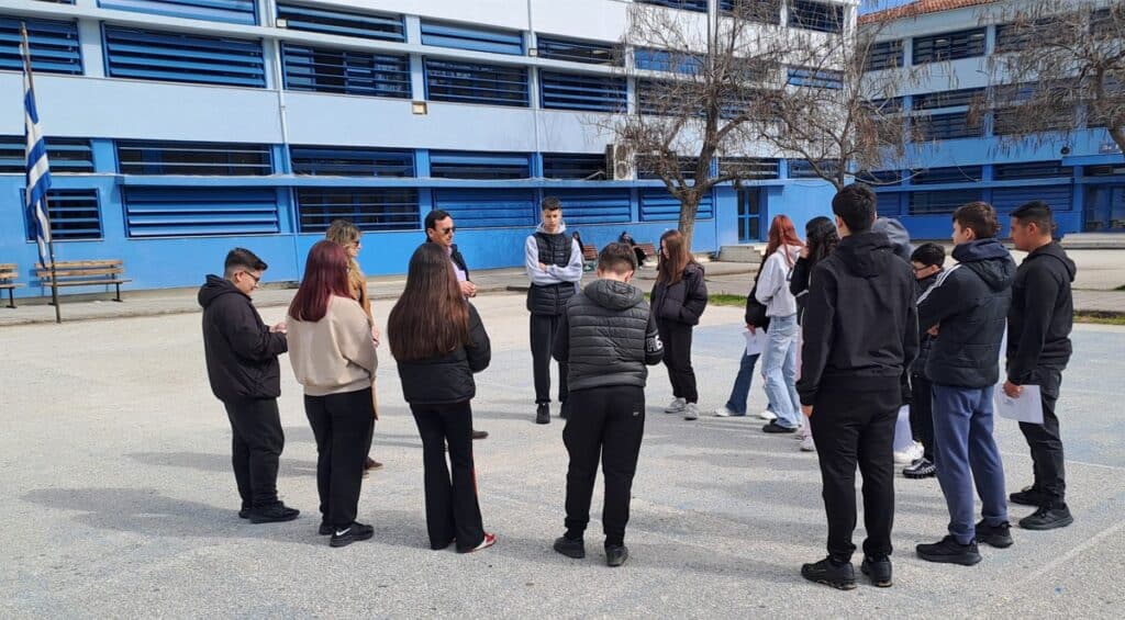 Πείραμα Ερατοσθένη στο 5ο Γυμνάσιο Τρικάλων