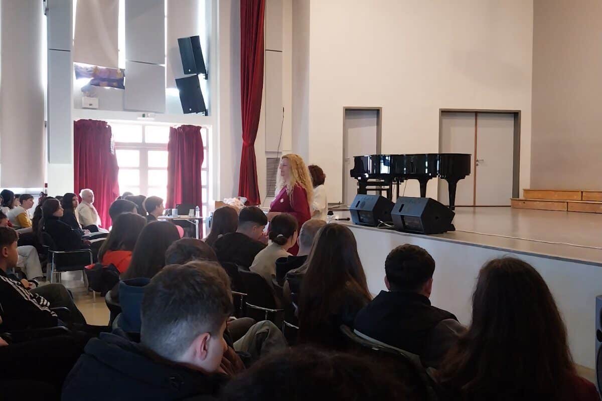Ενημέρωση για την έμμηνο ρύση στο Μουσικό Σχολείο Τρικάλων
