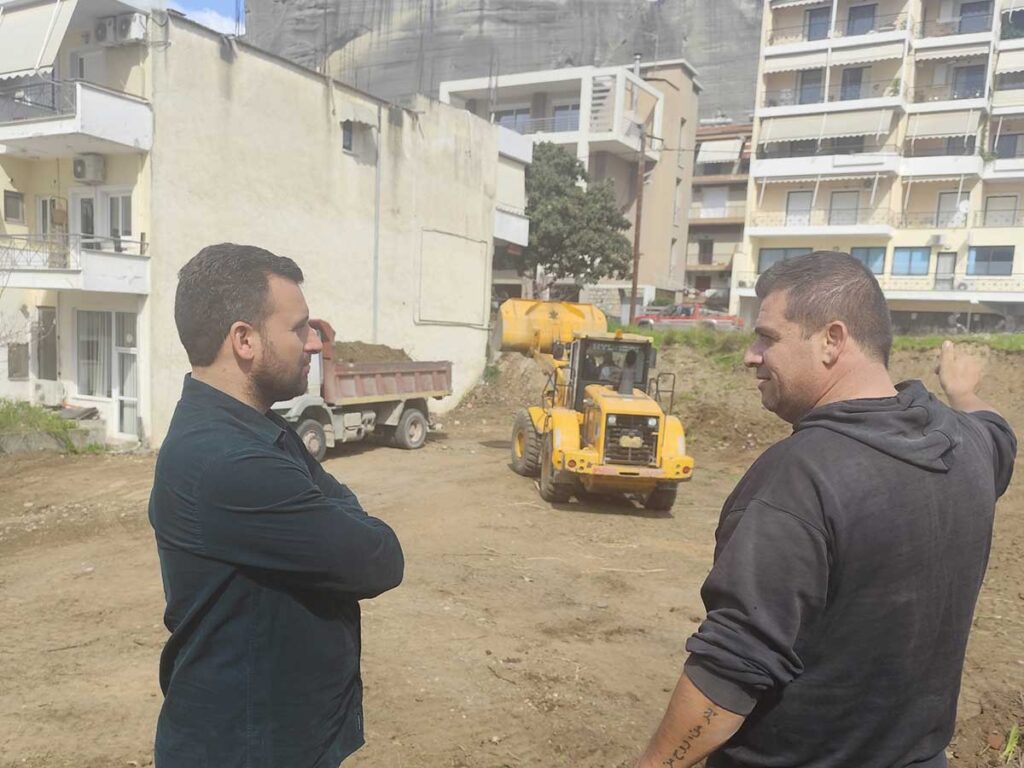 Καλαμπάκα: Πάρκινγκ 100 θέσεων ετοιμάζει ο Δήμος στην Αβέρωφ