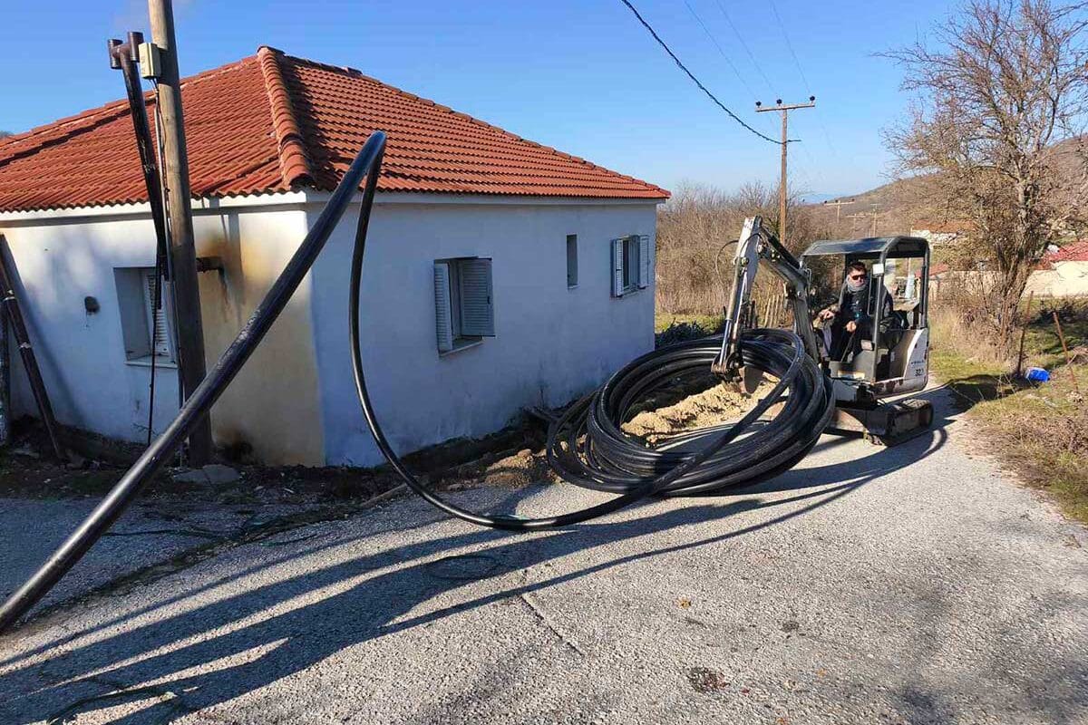 Λογγά Μετεώρων: Αποκατάσταση στο δίκτυο άρδευσης