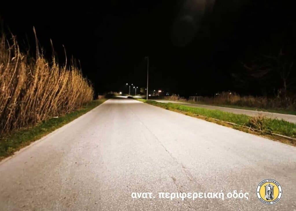 Περιφερειακός Τρικάλων: Έφτιαξαν φωτισμό, μένει η άσφαλτος