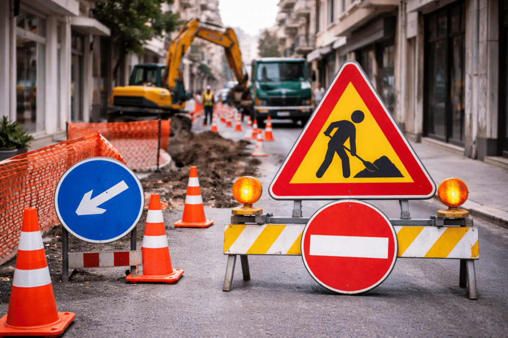 Τρίκαλα: Κυκλοφοριακές ρυθμίσεις σε πολλές οδούς λόγω έργων ΔΕΥΑΤ, ΟΤΕ και οικοδομών