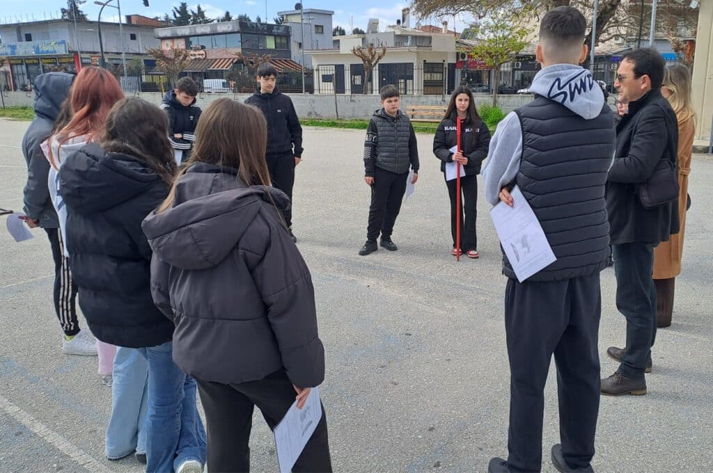 Πείραμα Ερατοσθένη στο 5ο Γυμνάσιο Τρικάλων