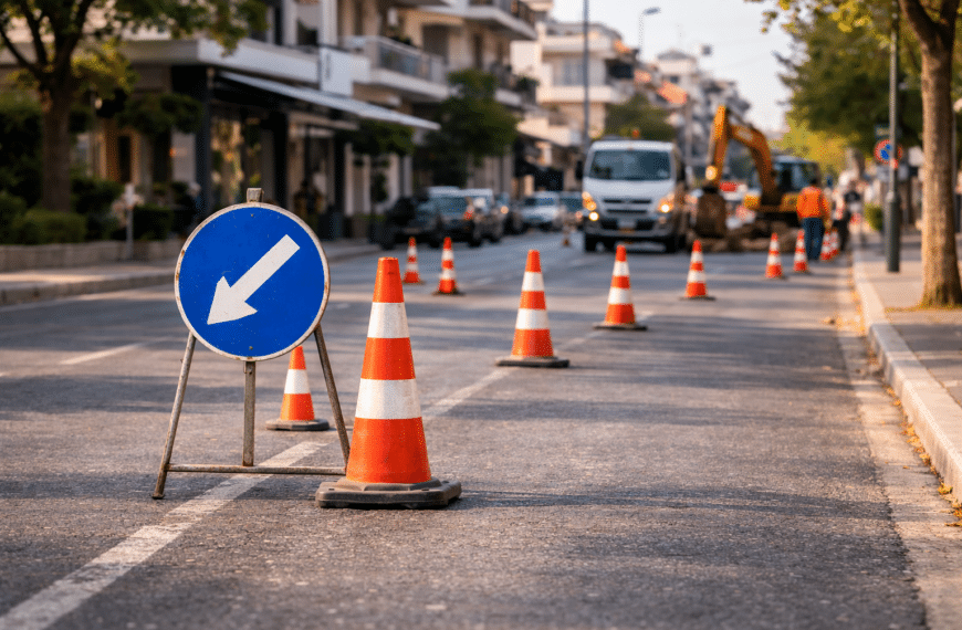 Κλείνουν δρόμοι στα Τρίκαλα: Κυκλοφοριακές ρυθμίσεις έως το Σάββατο