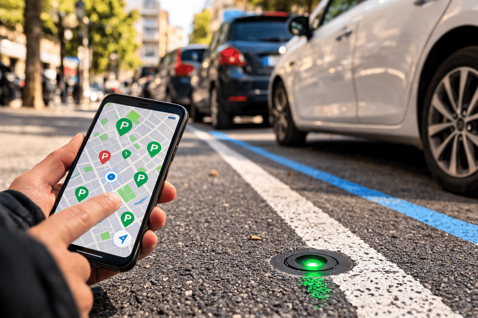 Τρίκαλα: 1.000 αισθητήρες για να βρίσκεις θέση στάθμευσης από το κινητό