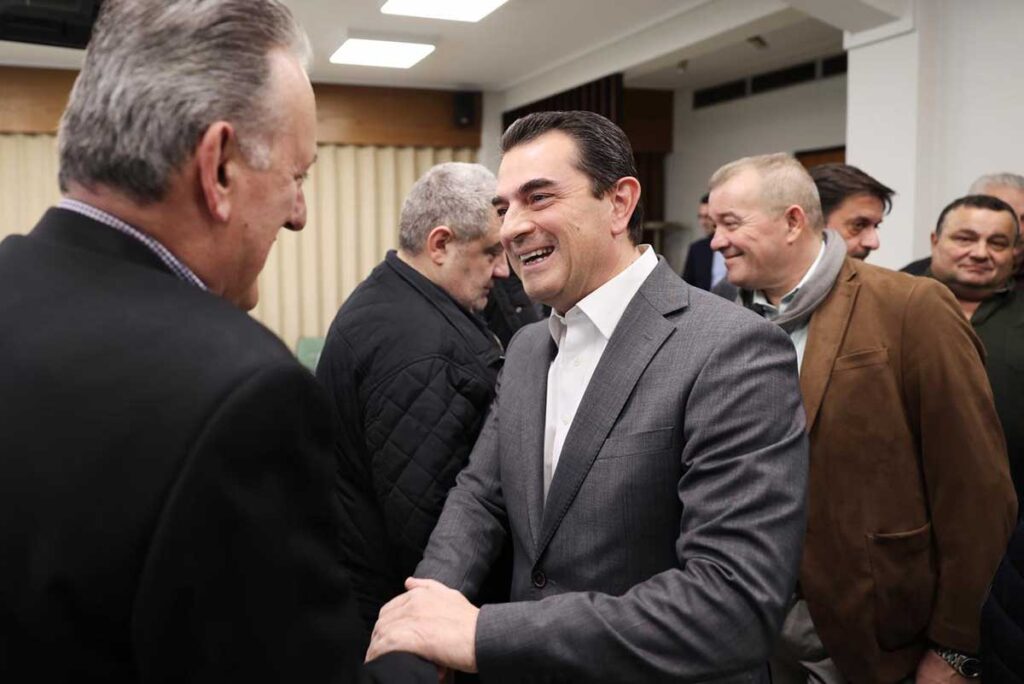 Σκρέκας από Καρδίτσα: Συνεχίζεται η περιοδεία στη Θεσσαλία