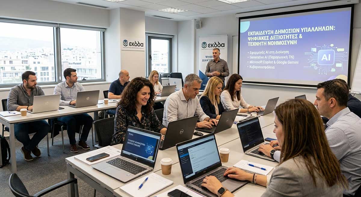 Δημόσιο: Εκπαίδευση υπαλλήλων σε Τεχνητή Νοημοσύνη
