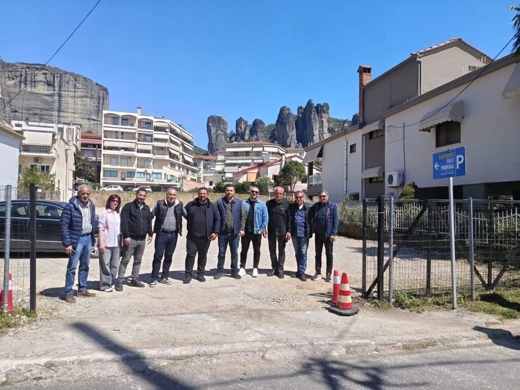 Καλαμπάκα: Πάρκινγκ 100 θέσεων στο χαλίκι