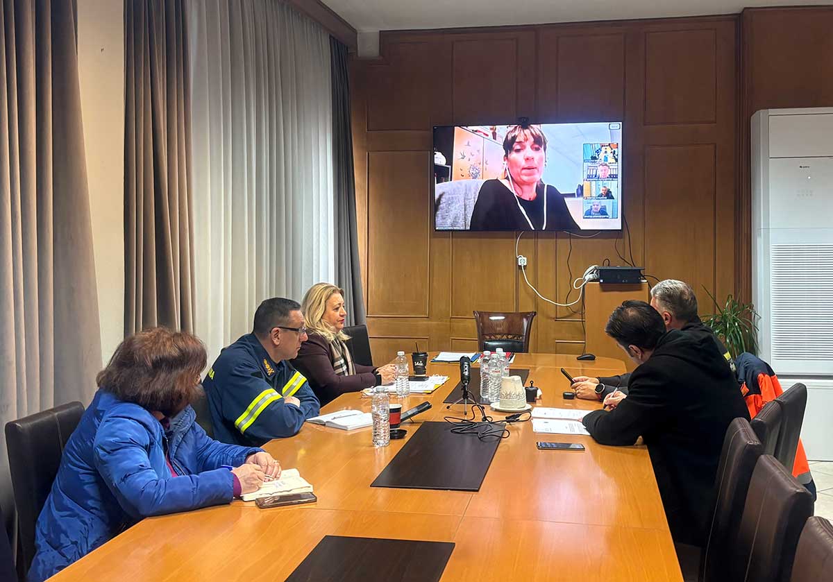 Τρίκαλα: Σε «κόκκινο» συναγερμό για την κακοκαιρία ERMINIO