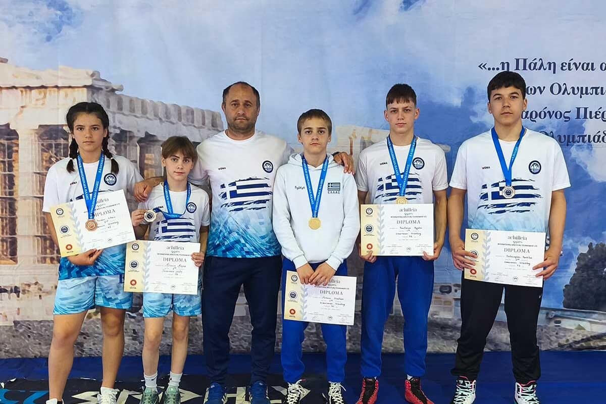 Τρίκαλα: «Χρυσή» πεντάδα του ΑΣΤ με την Εθνική Πάλης