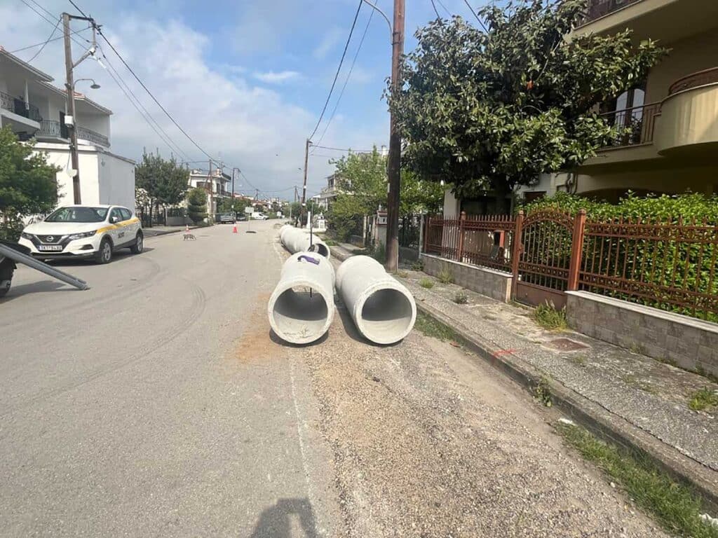 Θωρακίζεται η οδός Πατουλιάς από τις πλημμύρες