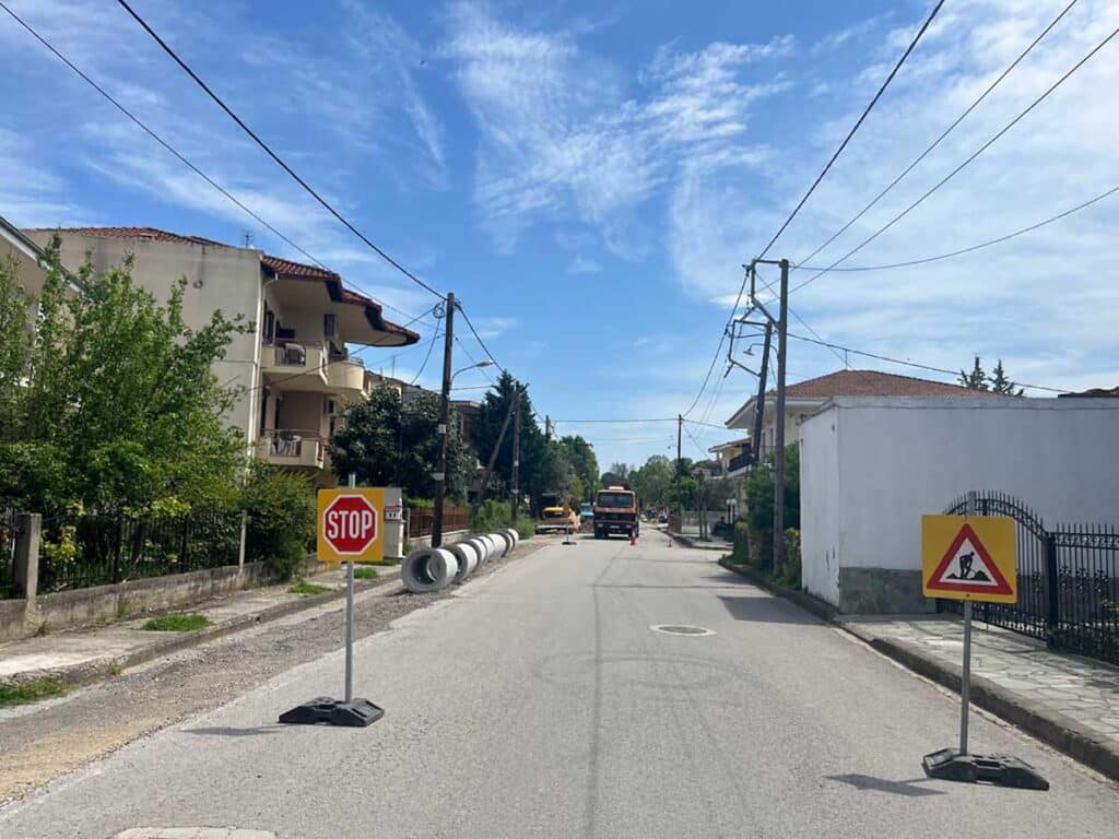 Θωρακίζεται η οδός Πατουλιάς από τις πλημμύρες