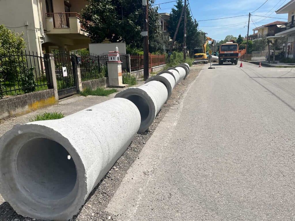 Θωρακίζεται η οδός Πατουλιάς από τις πλημμύρες