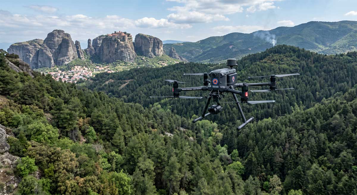 Με drones αλλάζει ο Δήμος Μετεώρων