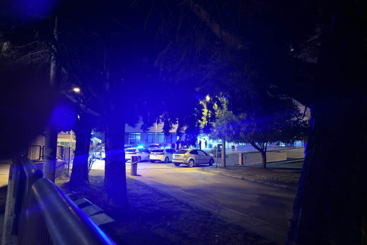 Ισχυρή αστυνομική δύναμη στο Νοσοκομείο Τρικάλων