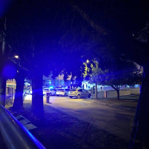 Ισχυρή αστυνομική δύναμη στο Νοσοκομείο Τρικάλων