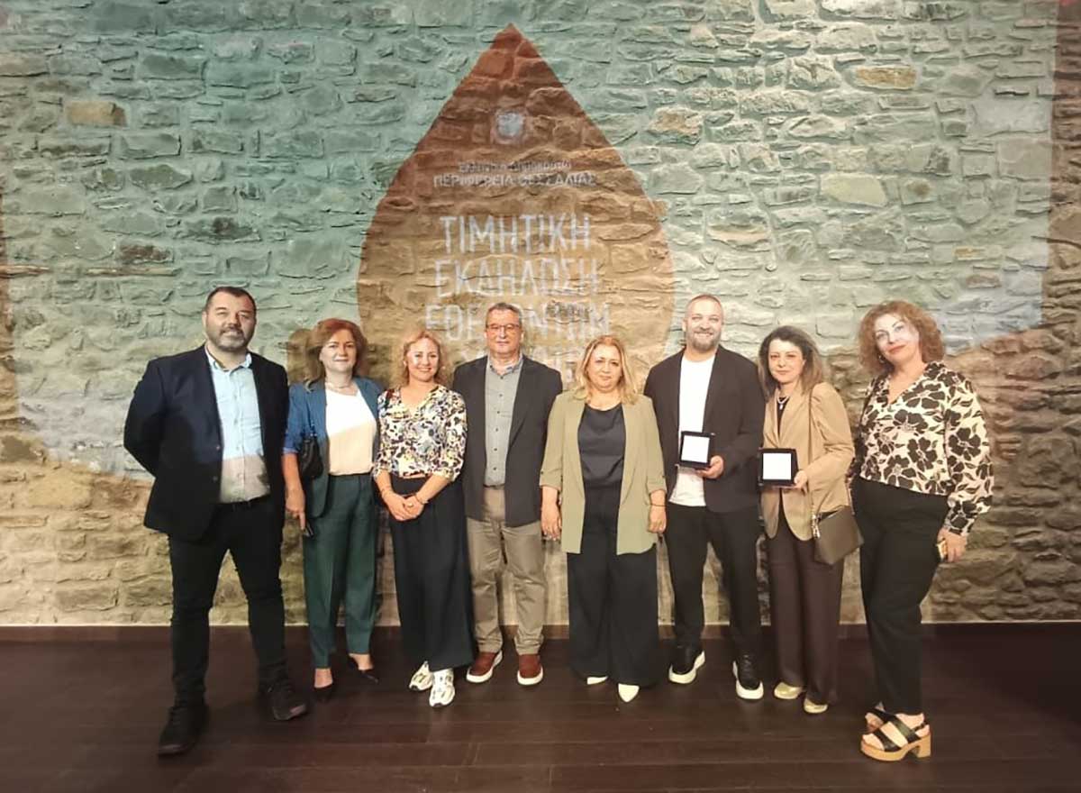 Τρίκαλα: Τίμησαν τους εθελοντές αιμοδότες